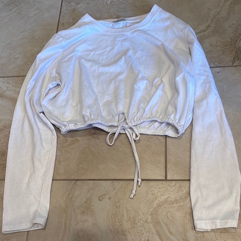 Cotton On White Crop Tie